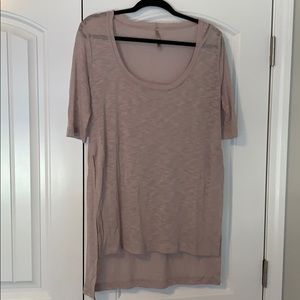 Champagne lightweight tunic